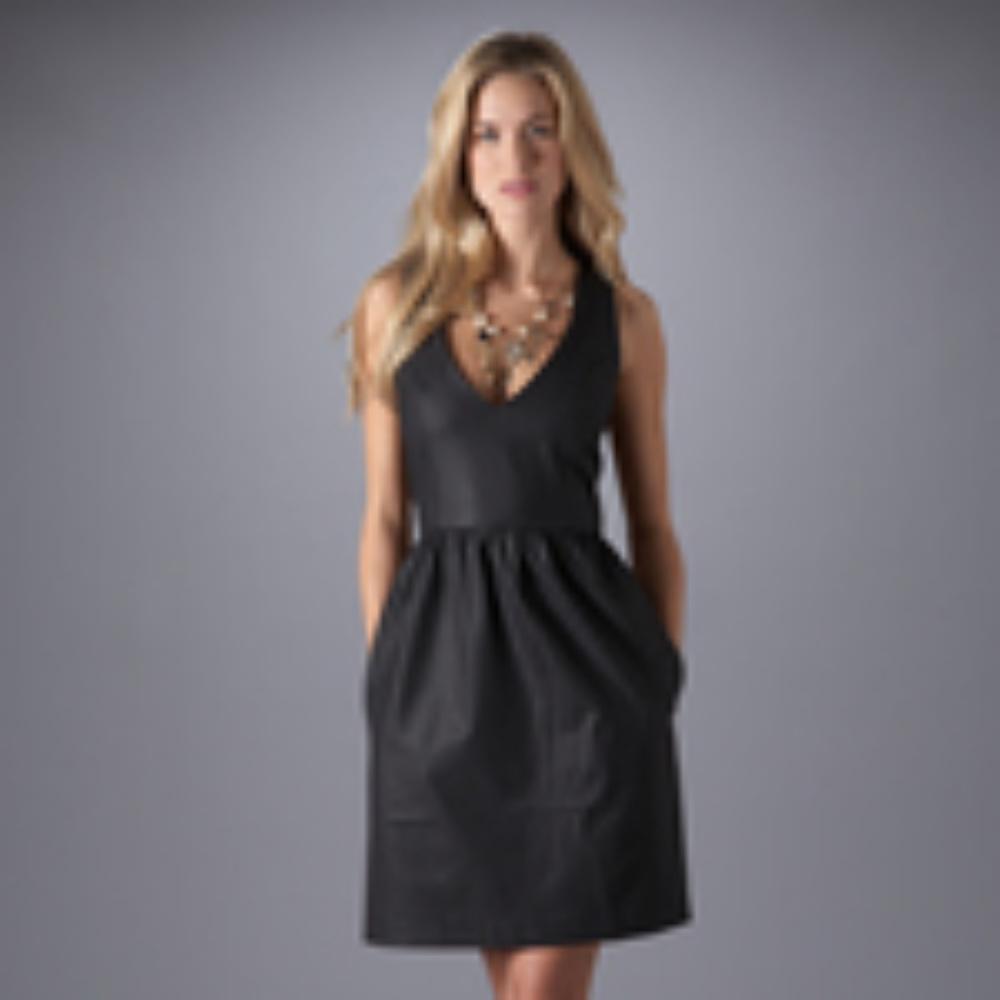 Precious JLee Silver Chicago Navy Dress, NWOT, 4-6